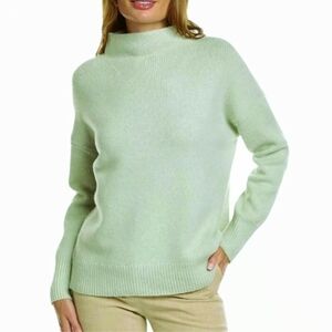 Vince Light Mint Green Mock Neck Sweater
